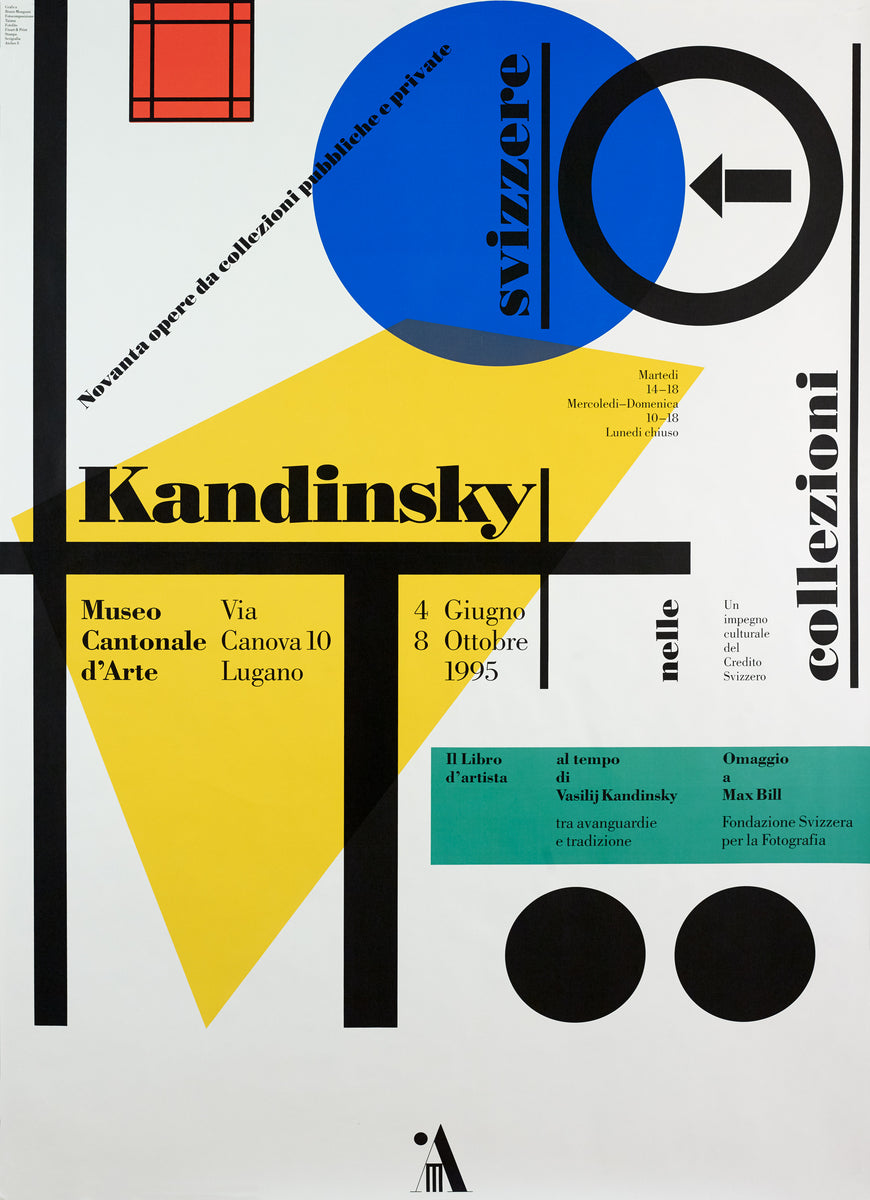 Bruno Monguzzi poster, Kandinsky | Grafa Gallery