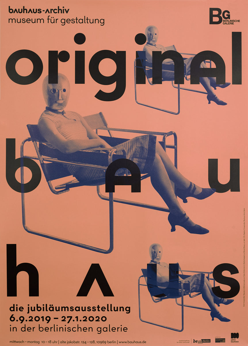 L2M3 poster, Original Bauhaus, Woman with Mask | Grafa Gallery