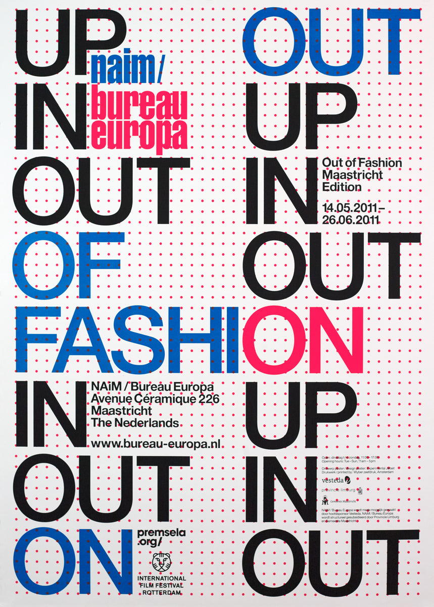 Experimental Jetset poster, Out of Fashion | Grafa Gallery