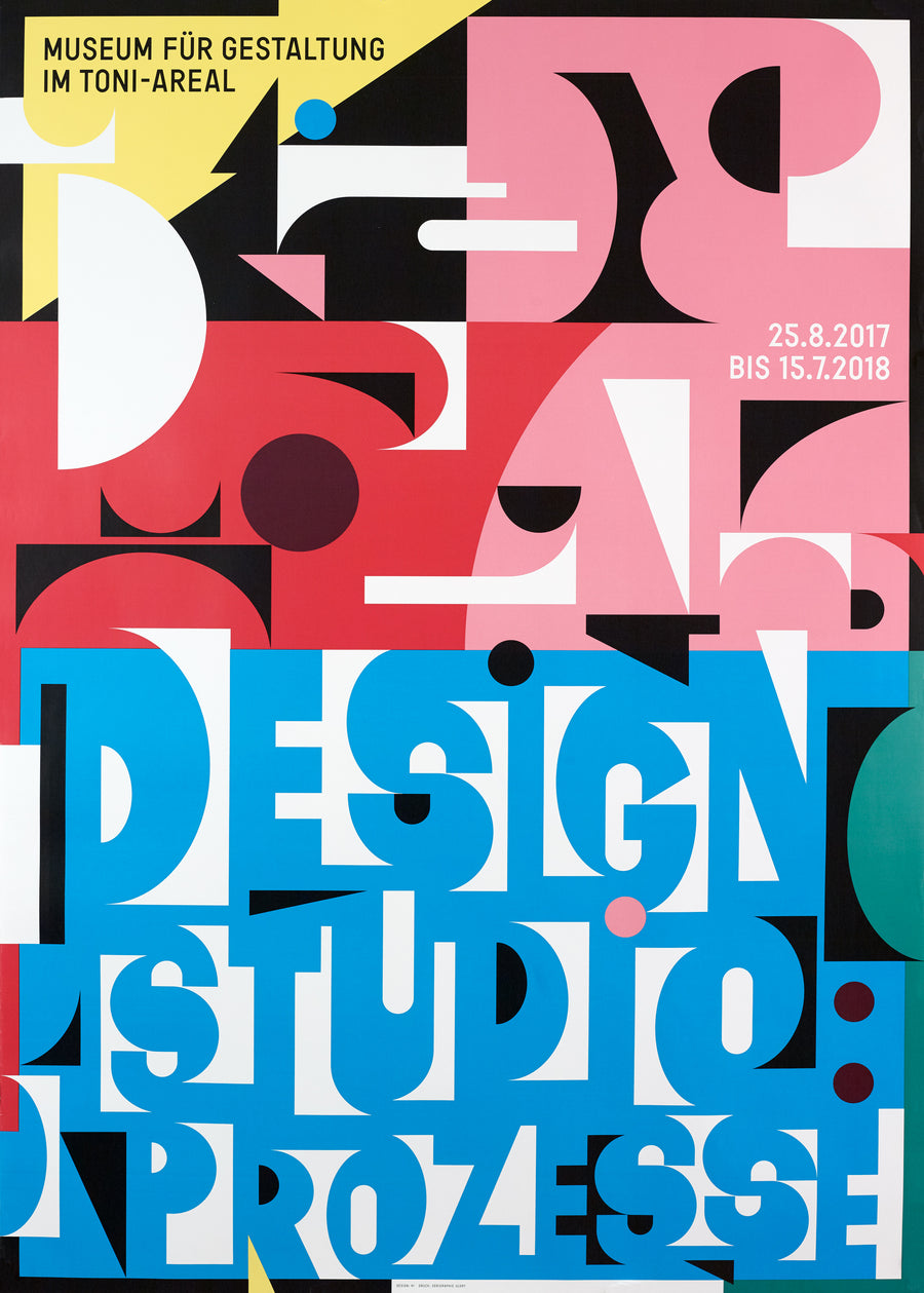 Hi poster, Design Studio: Prozesse | Grafa Gallery