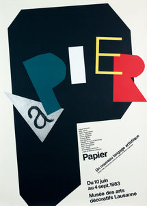 Papier, Un nouveau langage artistique, Musée des arts décoratifs, Lausanne