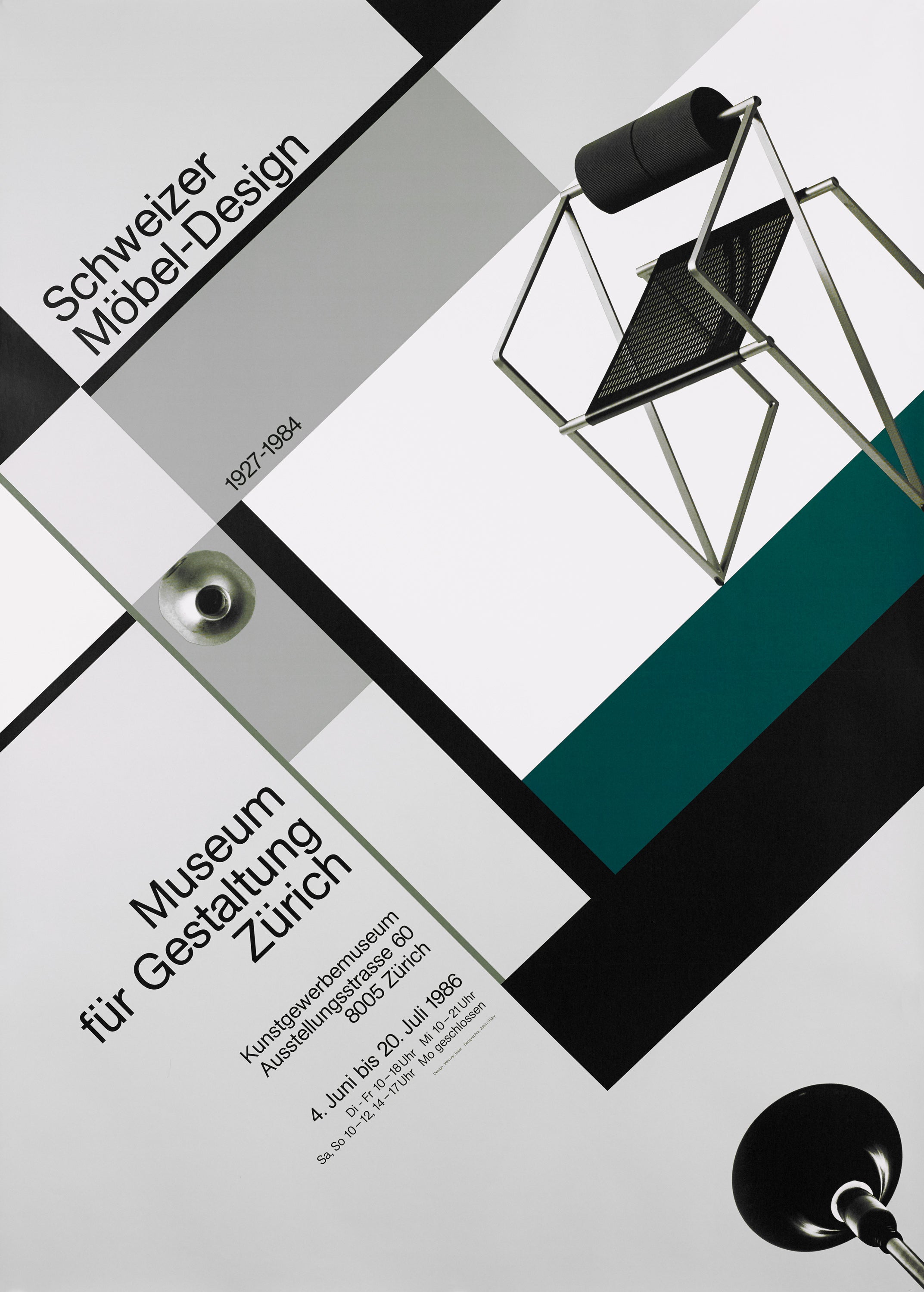 Werner Jeker poster, Schweizer Möbel-design| Grafa Gallery