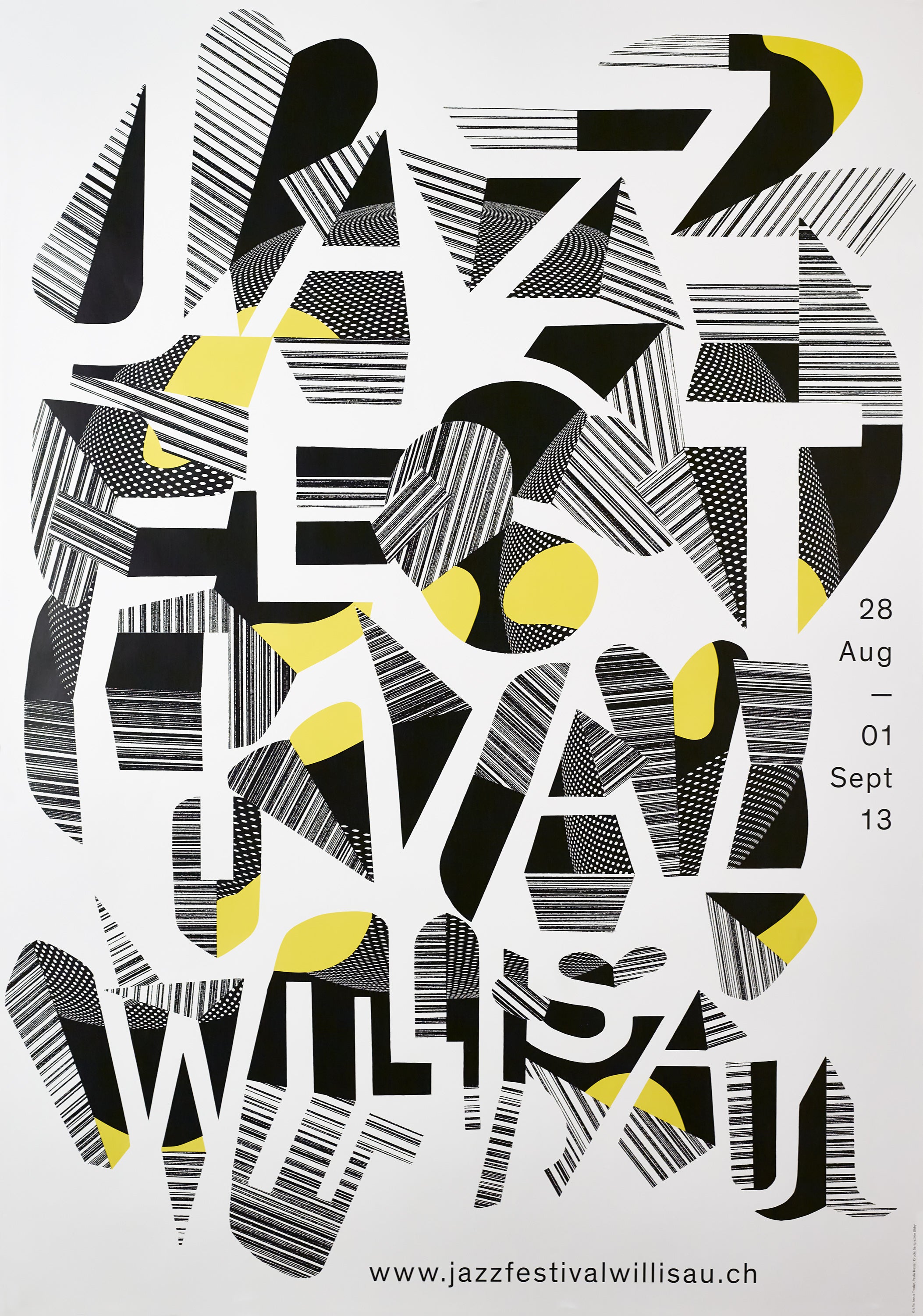 Annik and Paula Troxler poster, Jazz Festival Willisau 2013