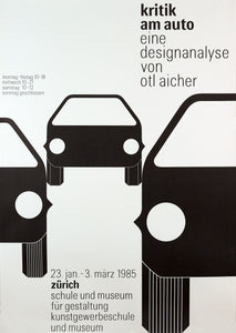 Kritik am Auto - Eine Designanalyse von Otl Aicher, Museum für Gestaltung Zürich