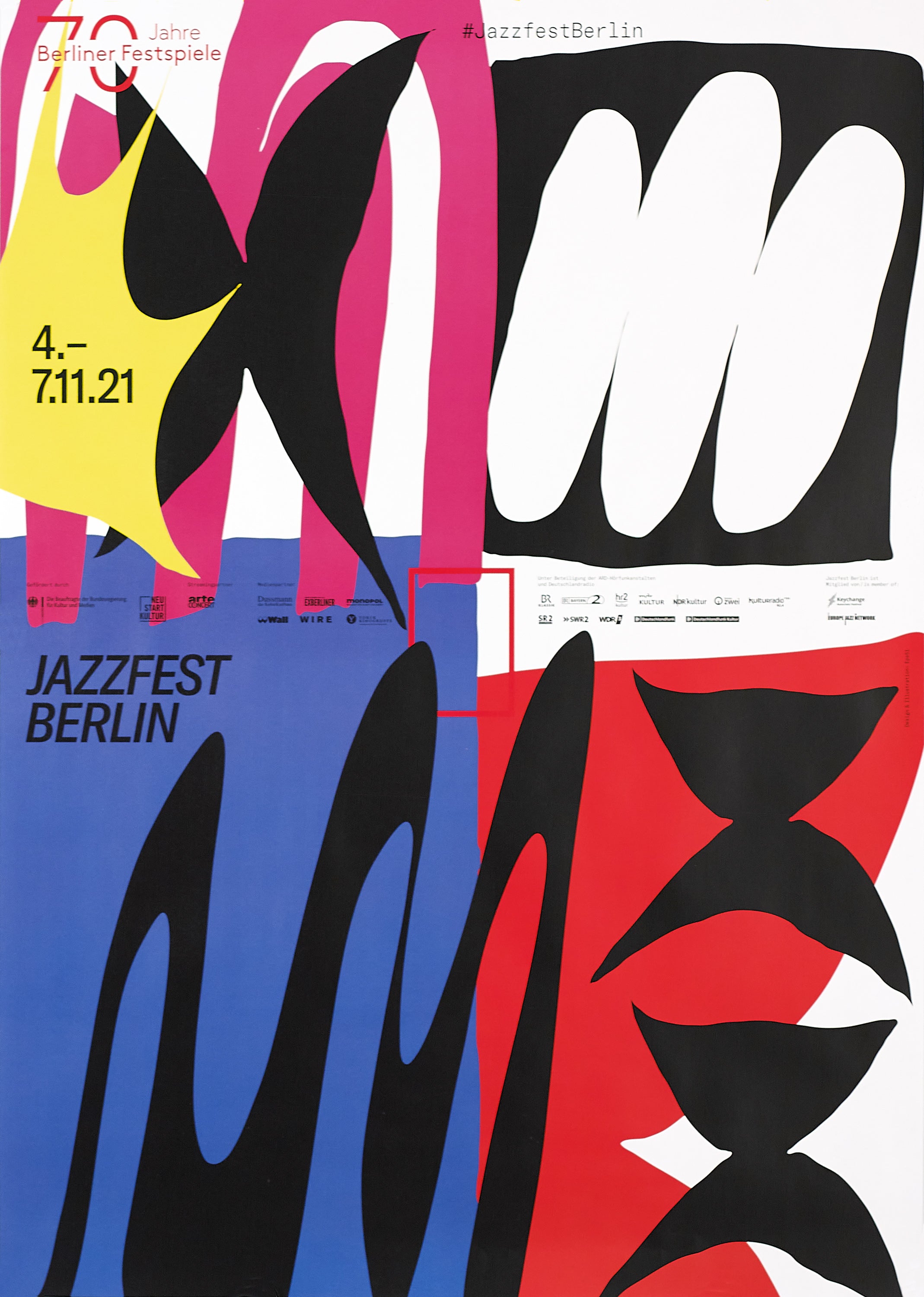 Eps51 poster, Jazzfest Berlin 2021 | Grafa Gallery