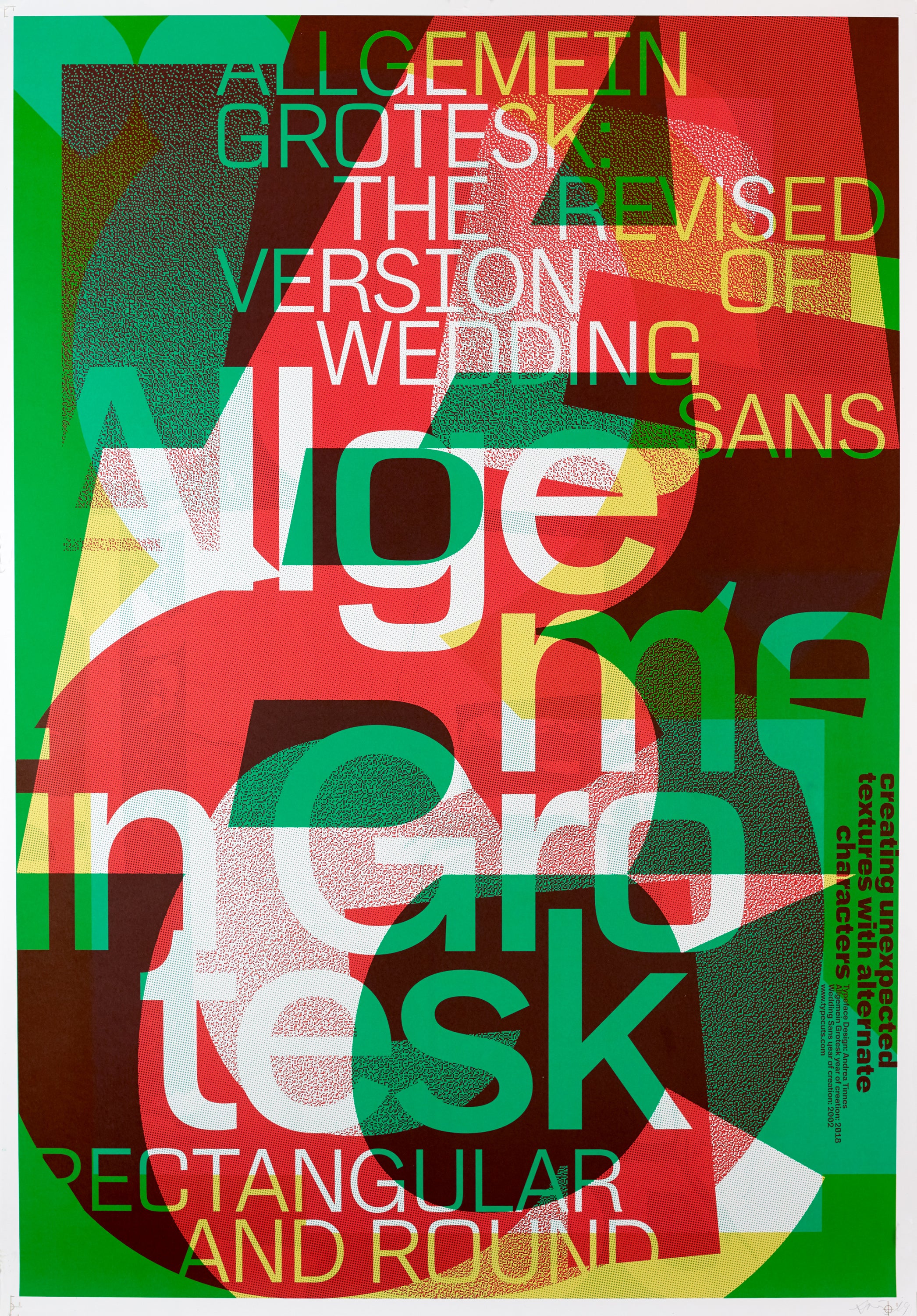 Andrea Tinnes poster, Library of Shapes, Texts and Structures