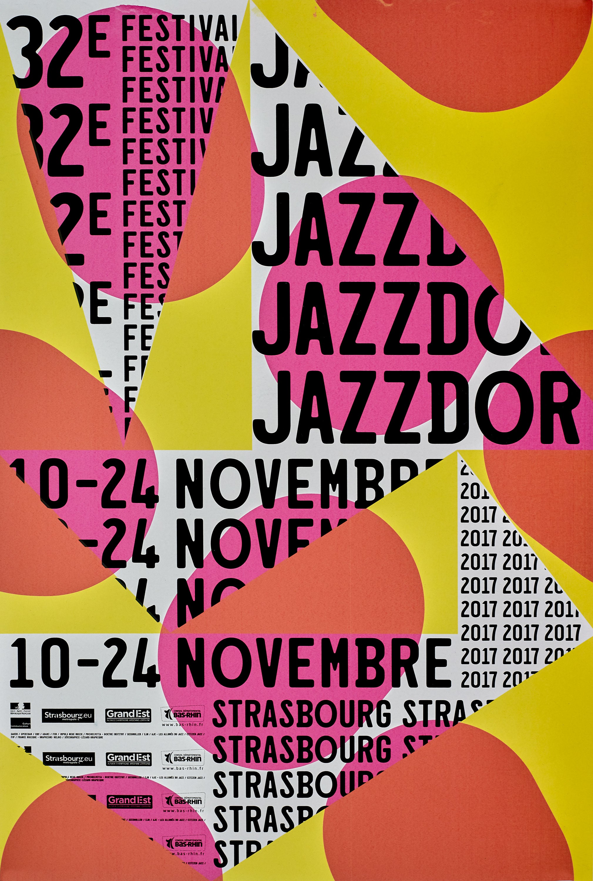 Helmo poster, Jazzdor Festival Strasbourg | Grafa Gallery