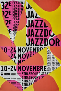 Jazzdor Festival Strasbourg 2017, pink dots and yellow triangles
