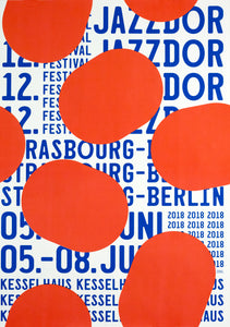 Jazzdor Festival Strasbourg-Berlin 2018, orange ovals