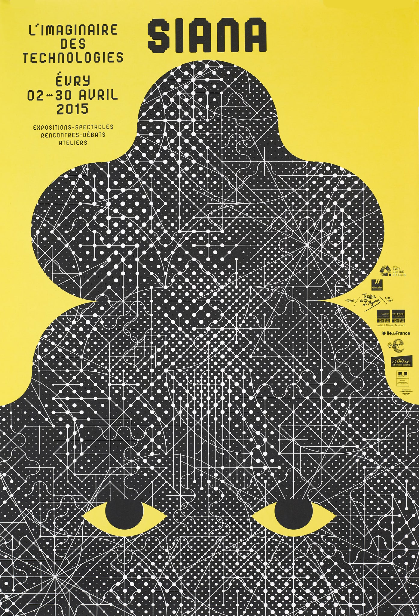 Helmo poster, Siana (yellow) | Grafa Gallery