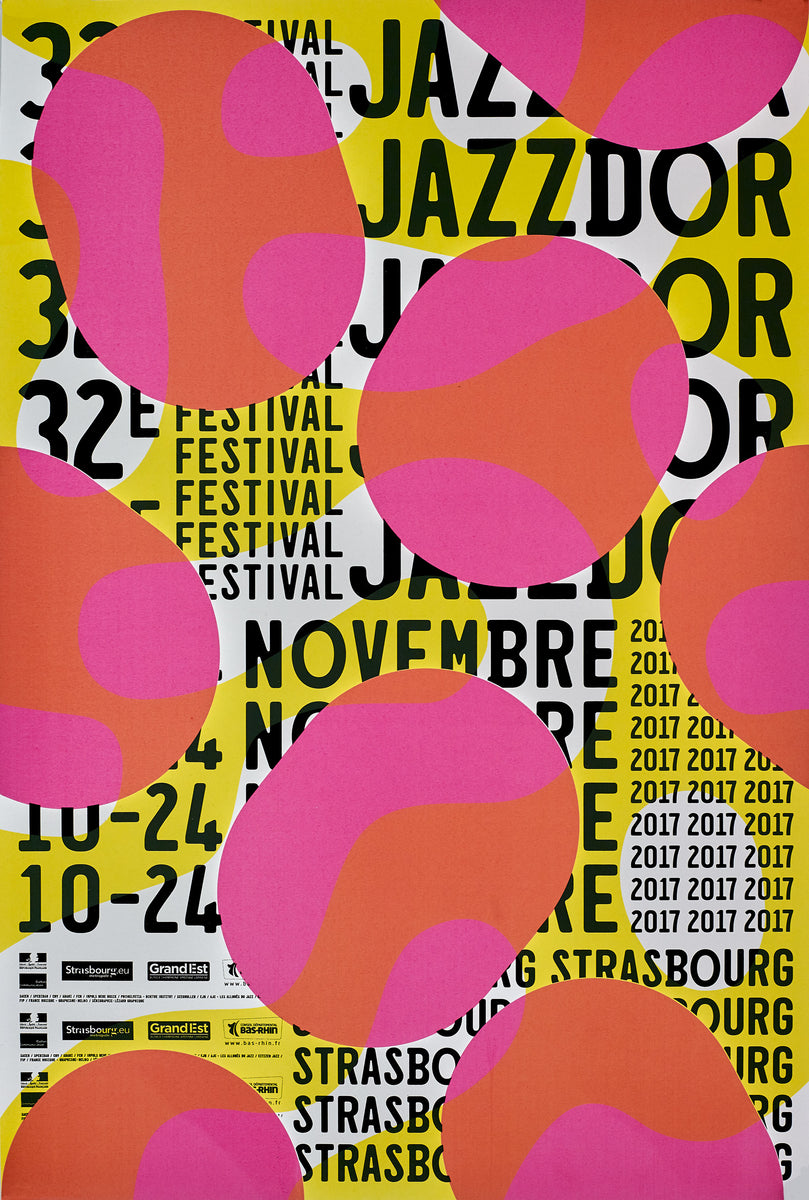 Helmo poster, Jazzdor Festival Strasbourg | Grafa Gallery