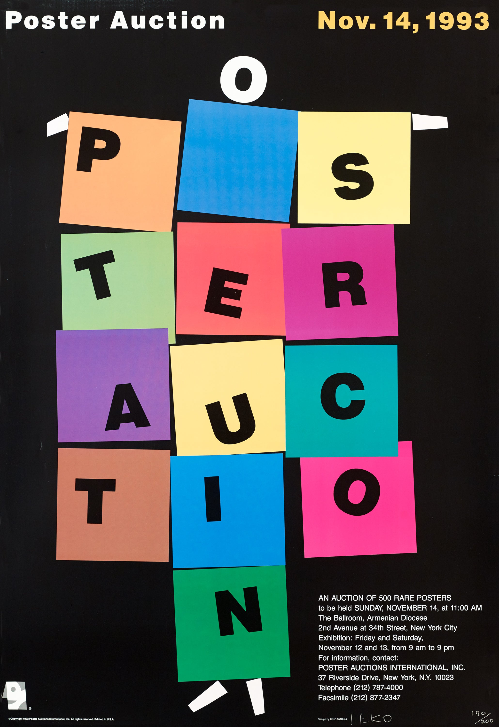 Ikko Tanaka poster, Poster Auction XVII | Grafa Gallery