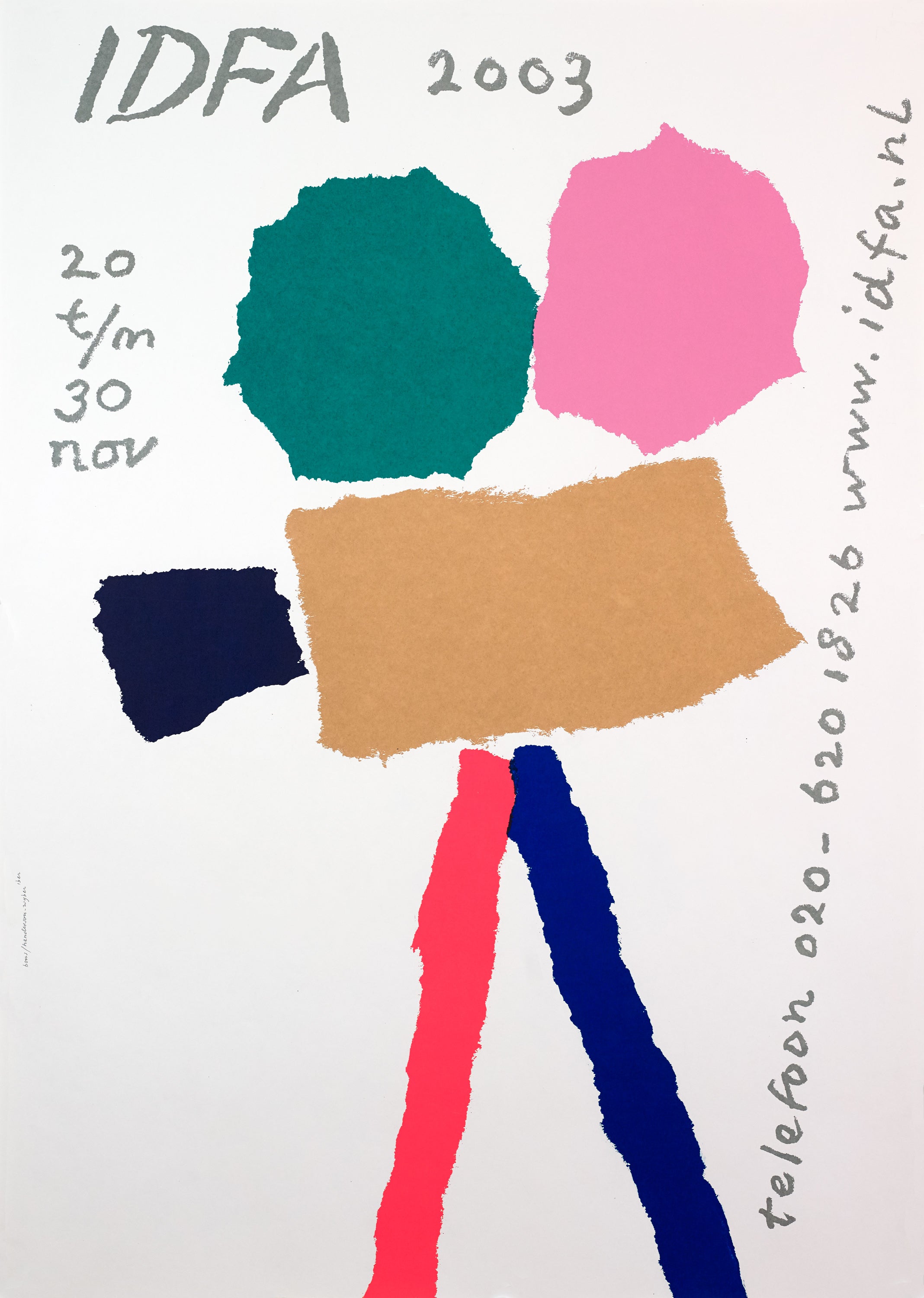Jan Bons poster, IDFA 2003 | Grafa Gallery