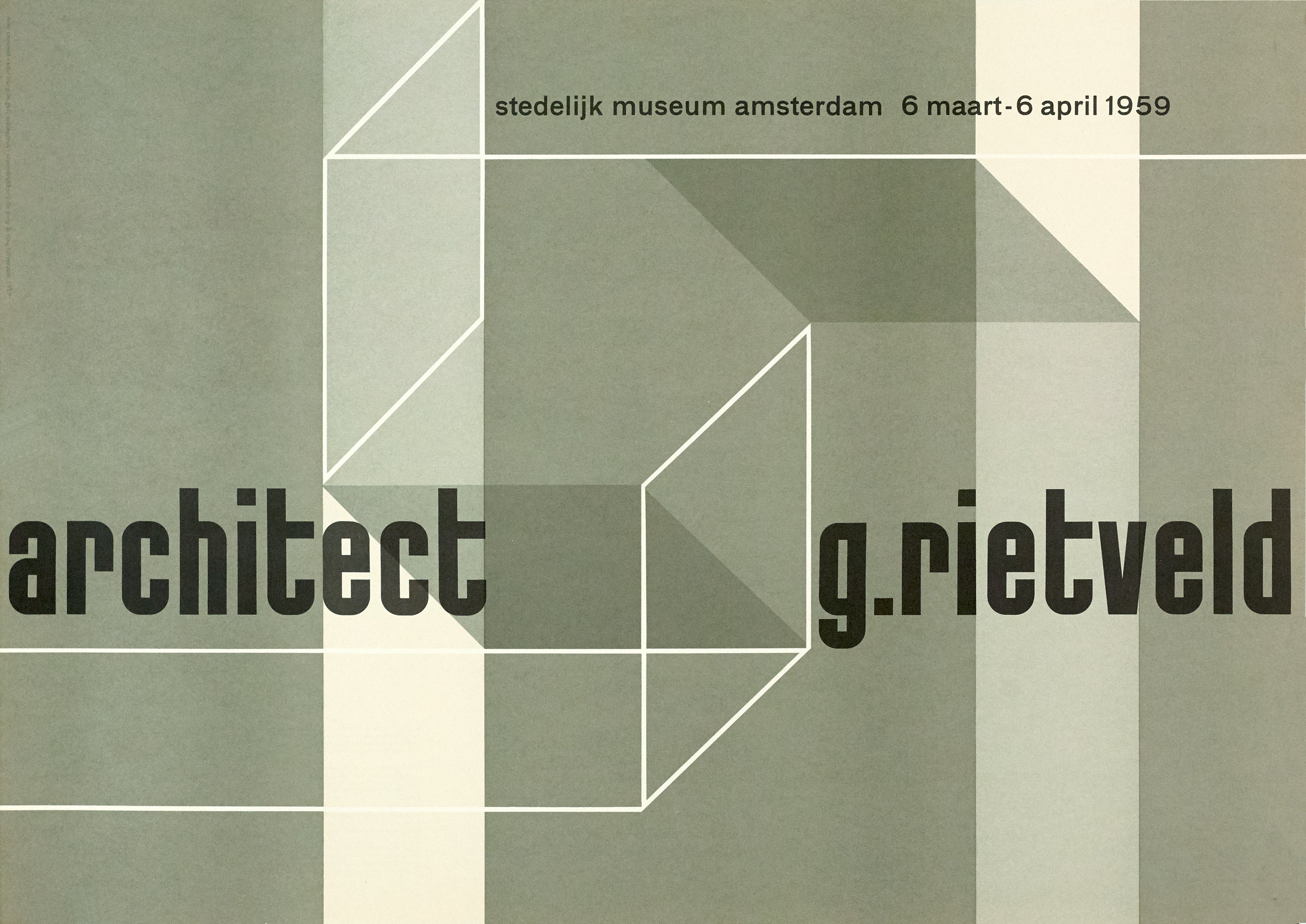 Exhibition Poster Alechinsky 1963 selling by Wim Crouwel Edited.