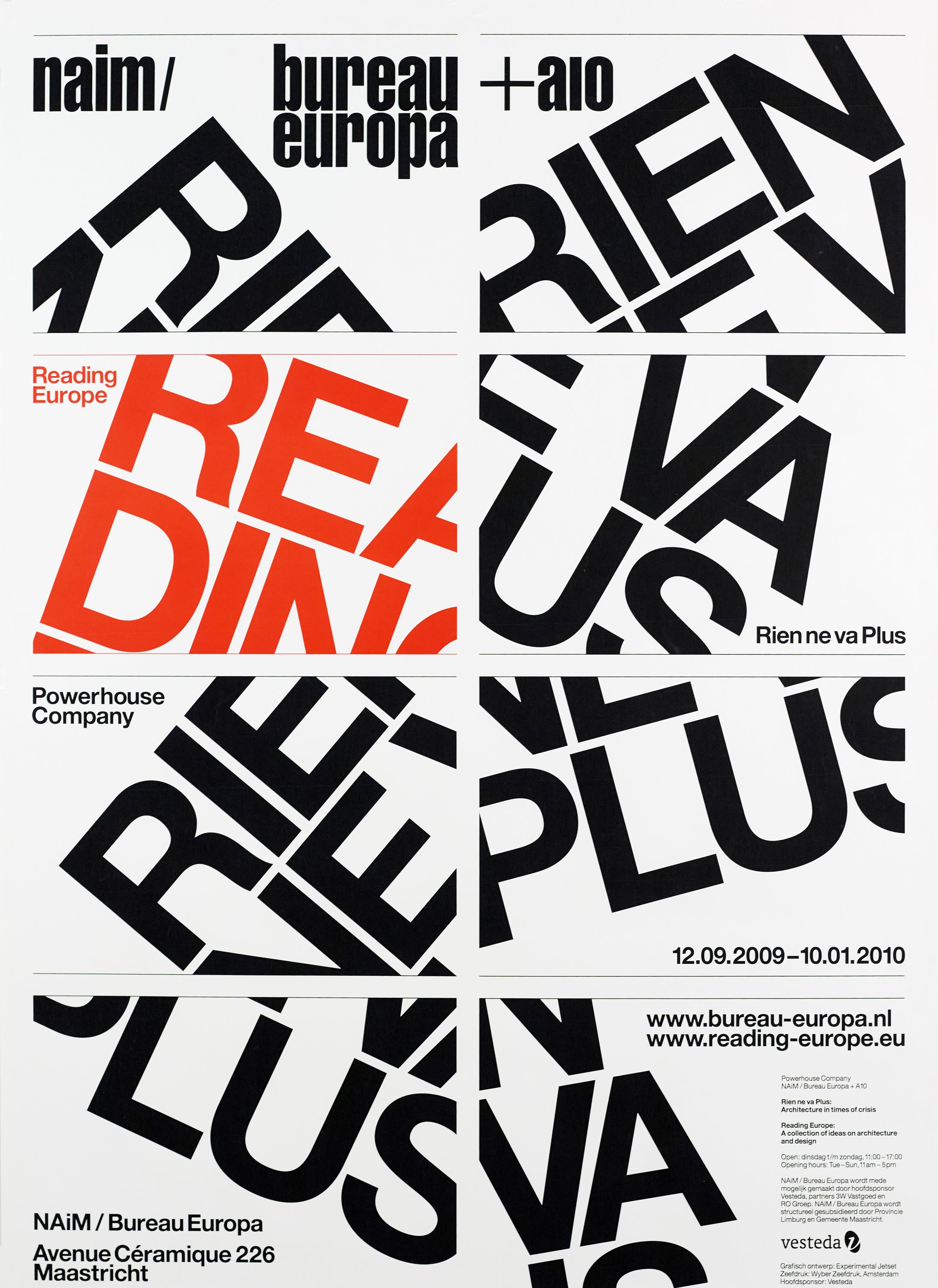 Experimental Jetset poster, Rien ne va Plus